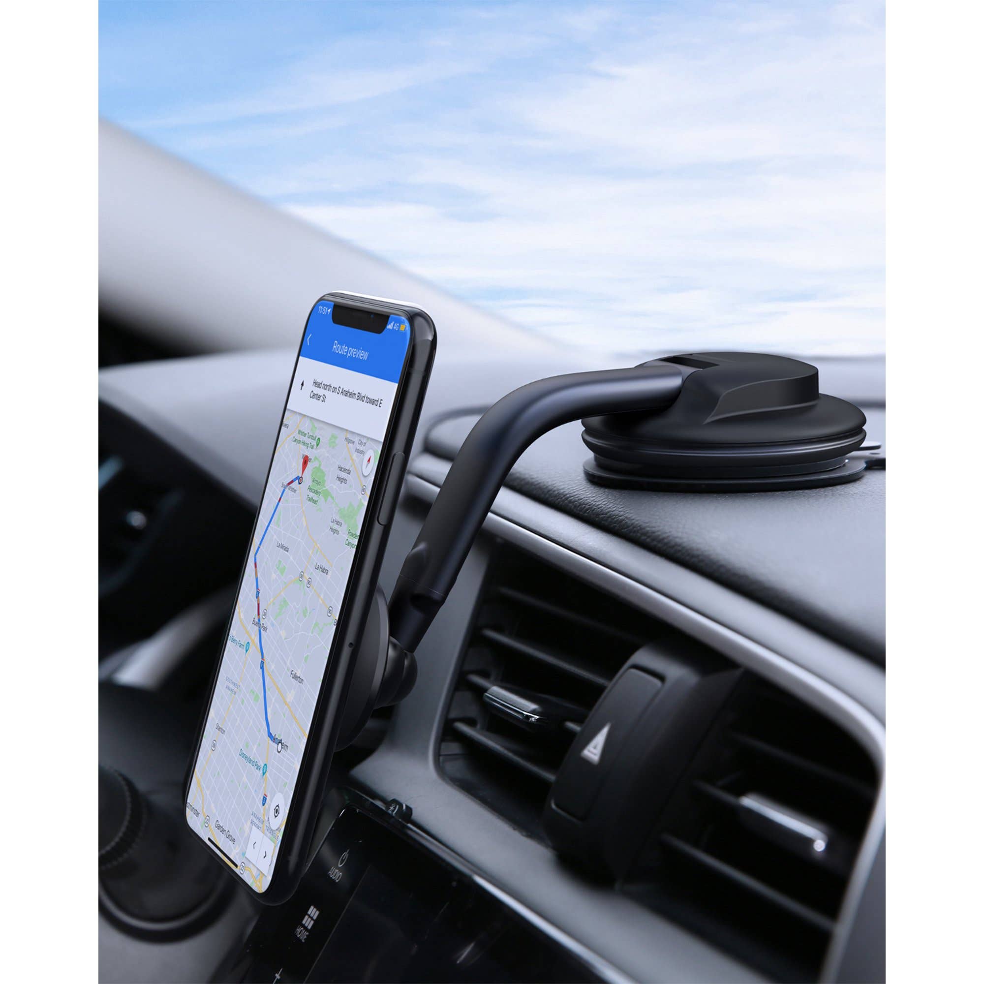 Above Edge - Wholesale Tabletstandaard - Telefoonhouder voor auto 360 graden3