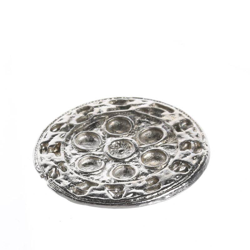 Factory Direct Craft - Wholesale Decorative Plate/Dish/Bowl - 1" Miniature Silver Passover Seder Plate1