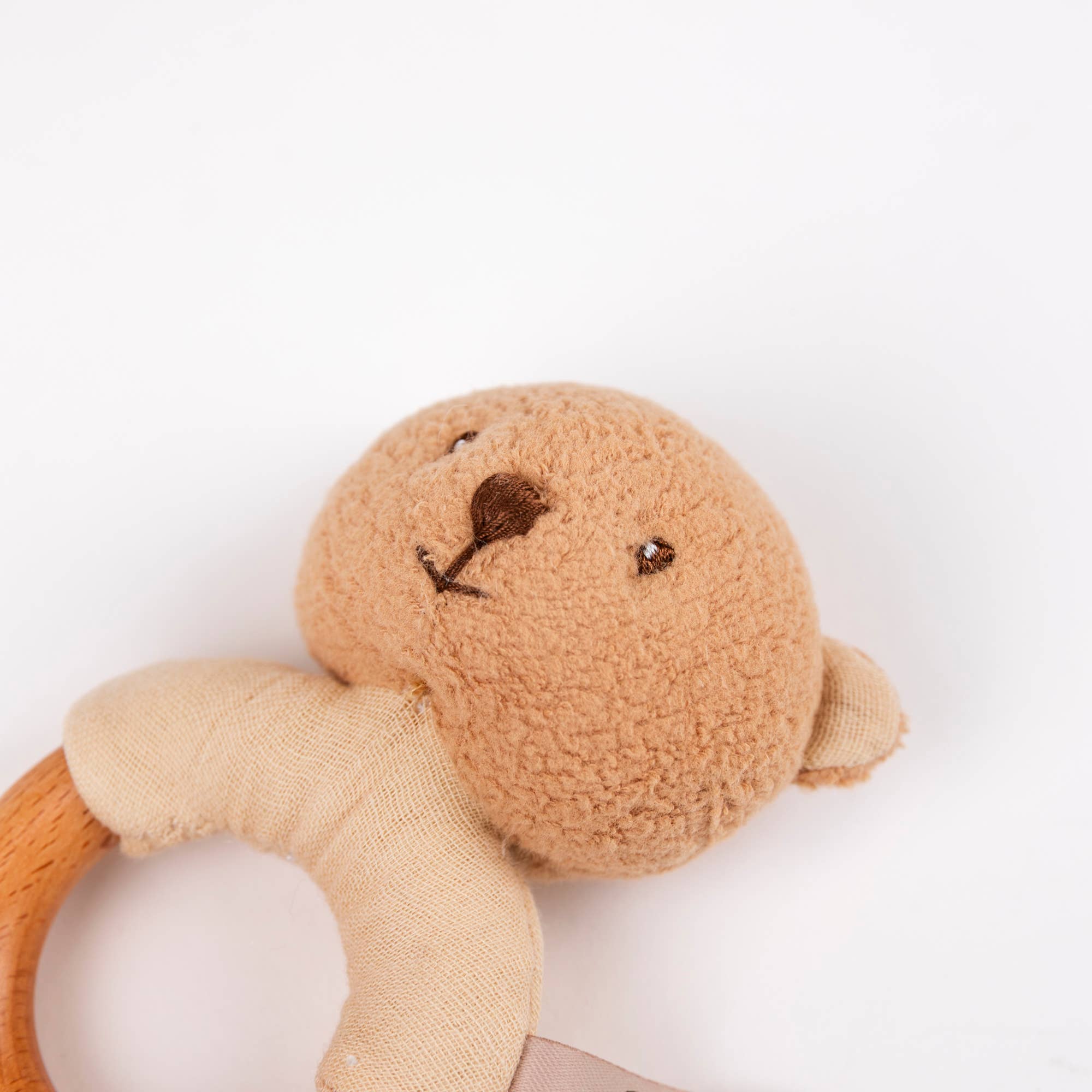 Egmont - Wholesale Handheld Rattle - Baby - Marcel Bear Wood Rattle7