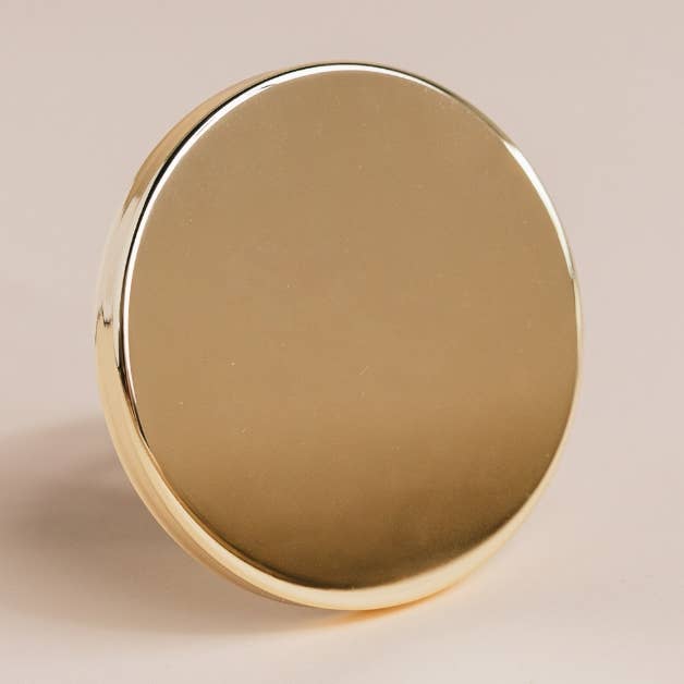 Gold Metal Lid With Silicone Gasket 8oz for wholesale by Hive and Honey Candle Supply