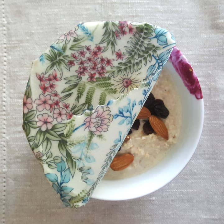 Honey Bee Good - Wholesale Food Storage Wrap/Bag - HANDMADE Set of 3 (L,M,S) Beeswax Wraps | 2 of Each Set of 3