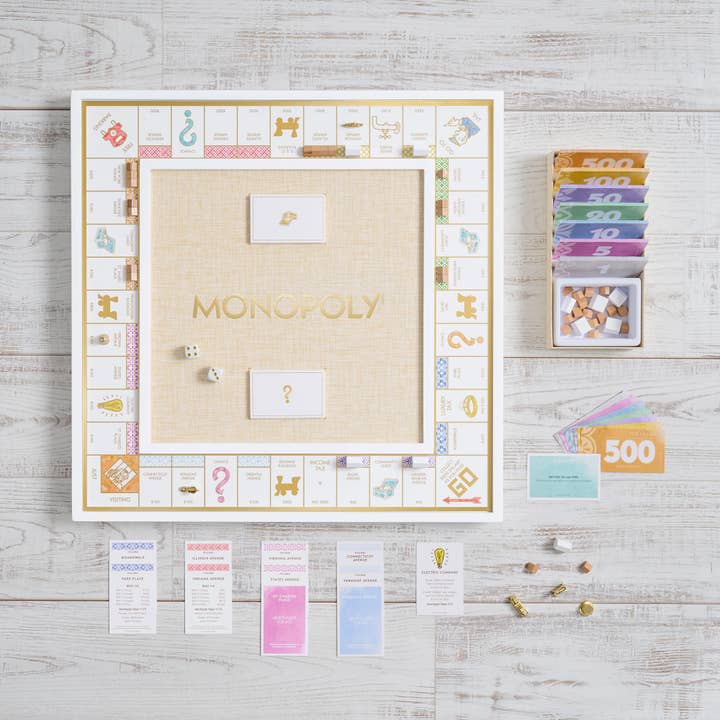 WS Game Company - Wholesale Board Game - Monopoly Bianco Edition