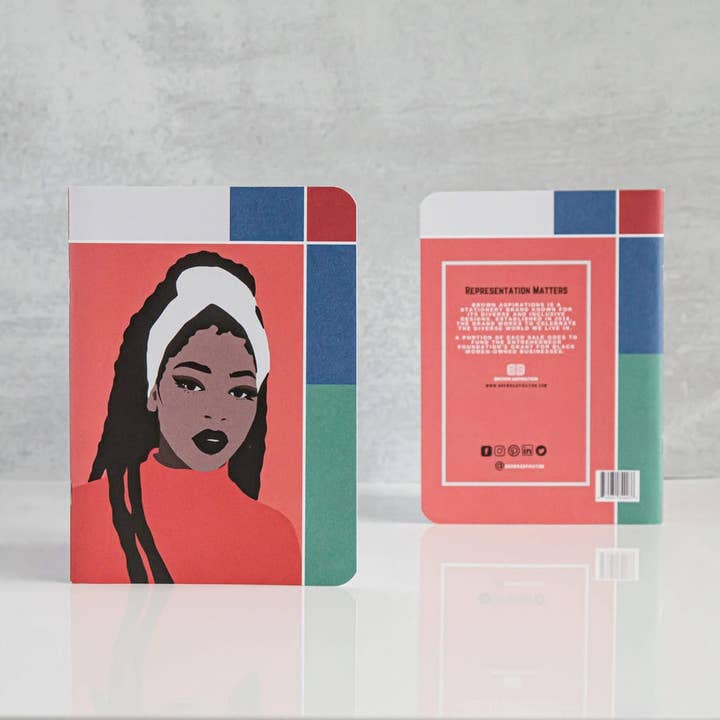 Bruine suiker - Set met twee notebooks voor wholesale door Brown Aspiration