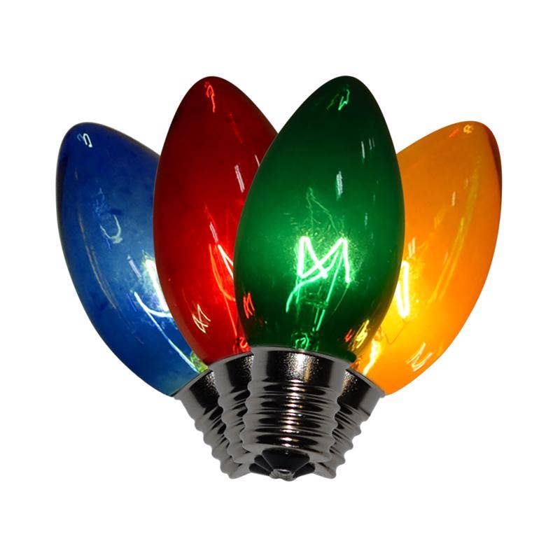 Everyday Supply Co - Wholesale Light Bulb/Puck - C9 Multicolor Christmas Light Bulbs - 4 Pack0