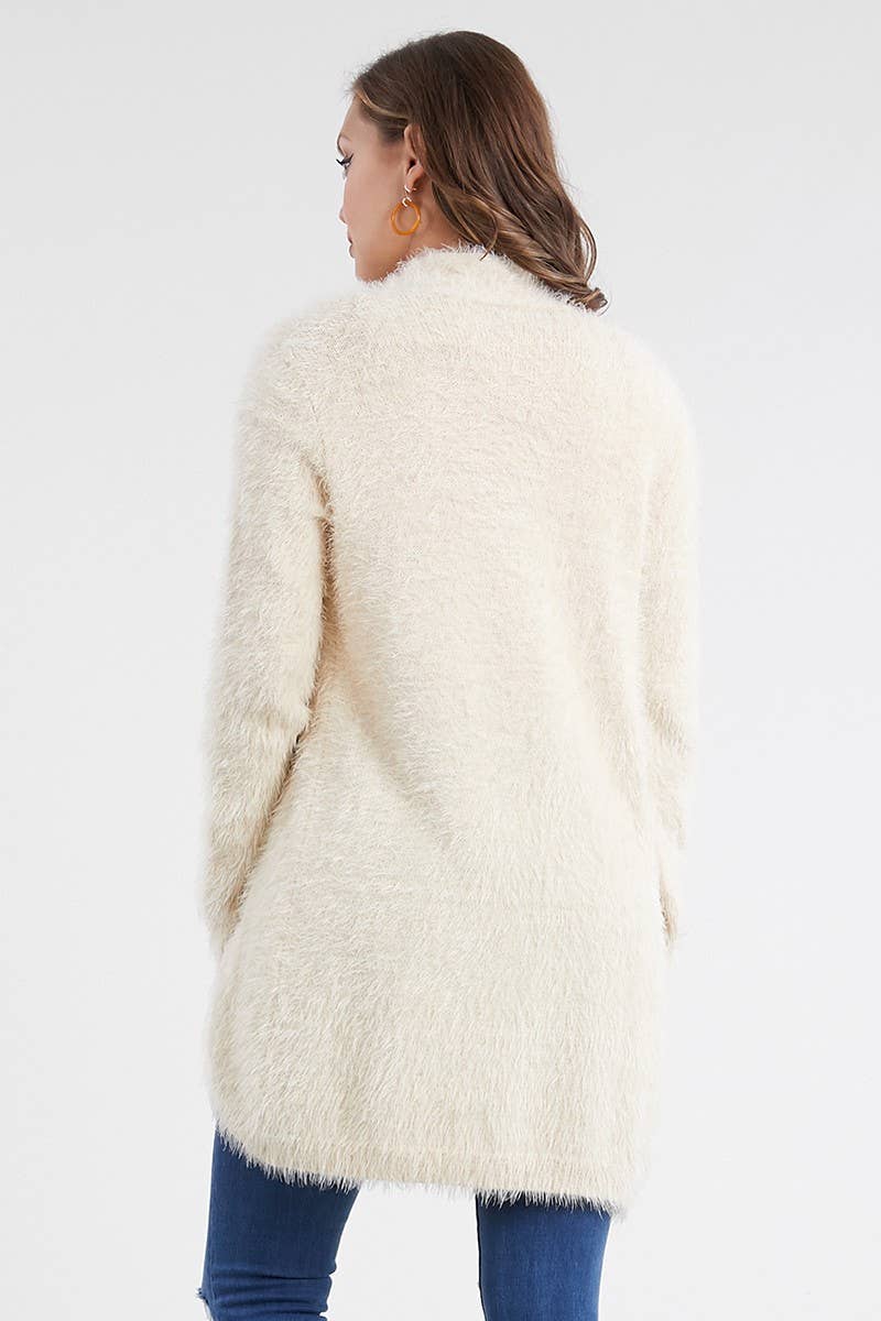 Oceanus Apparel – wholesale Kofta - Dam – CLR-OUG20261 dekorerad ögonfransgarnstickad kofta2