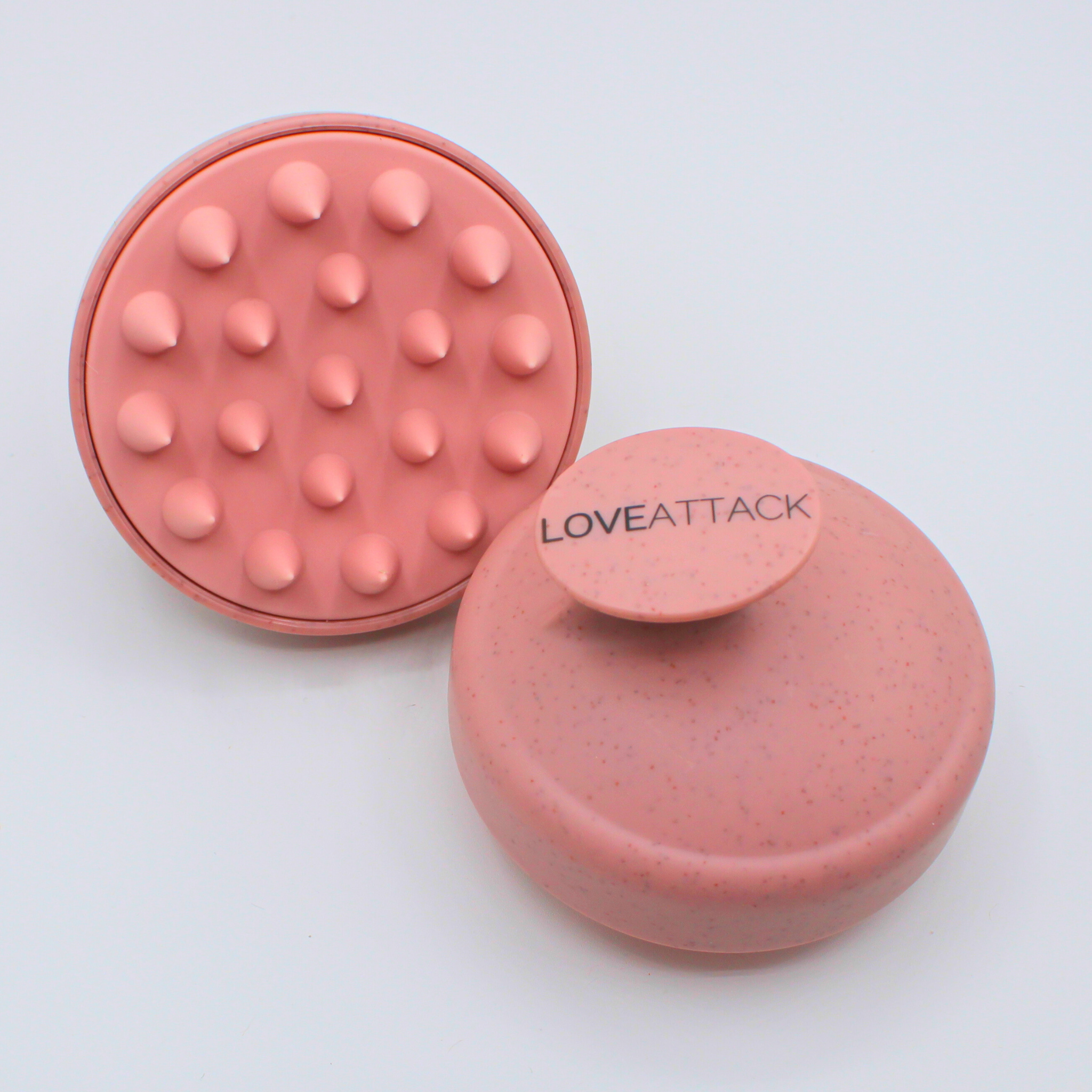 Love Attack – wholesale Head scratcher/massager – Wheat Straw + Silicone Scalp Massager Brush5