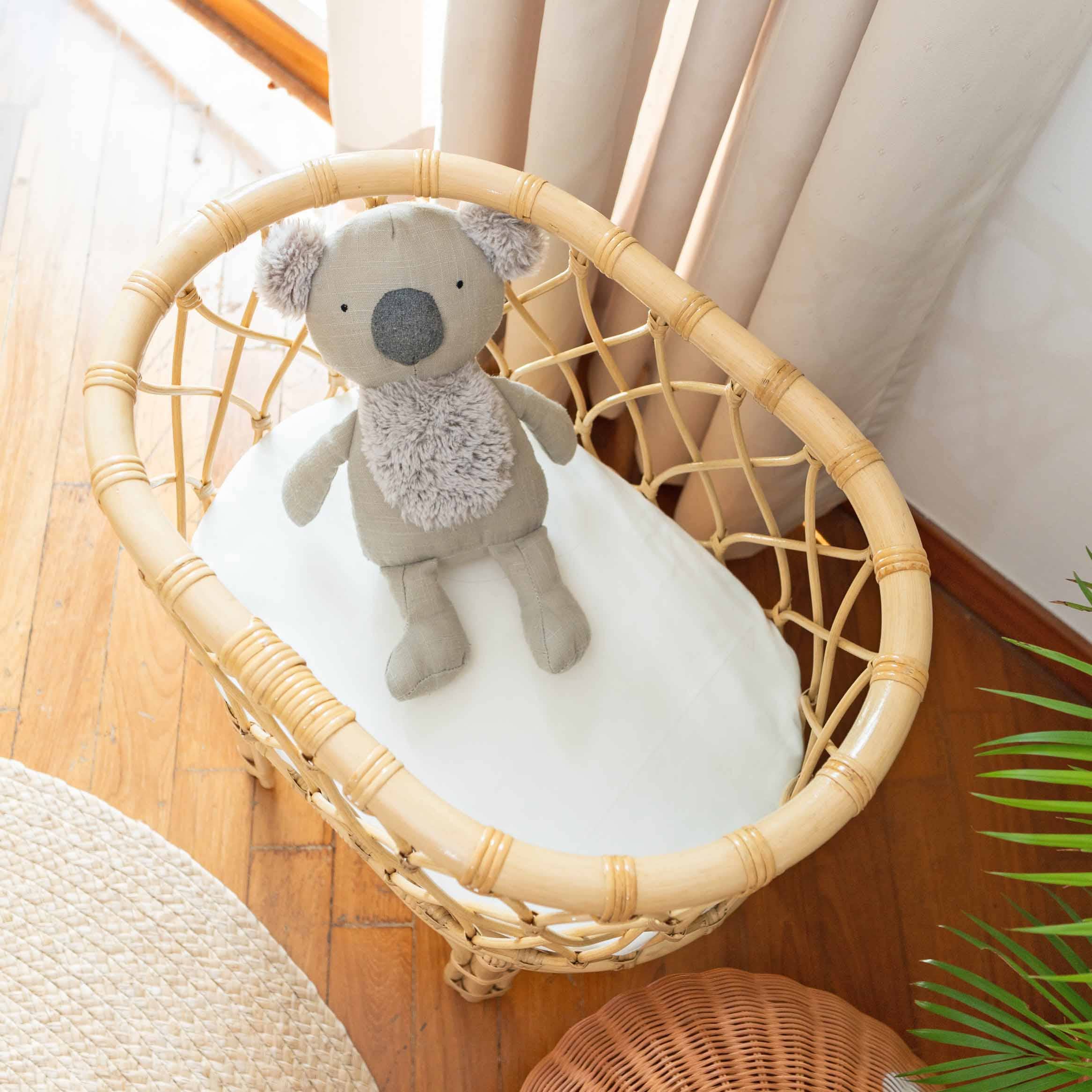 MOMIJI - Wholesale Doll Accessory Kit - Kids - Handcrafted - Olivia Doll Bassinet - Rattan Wicker3