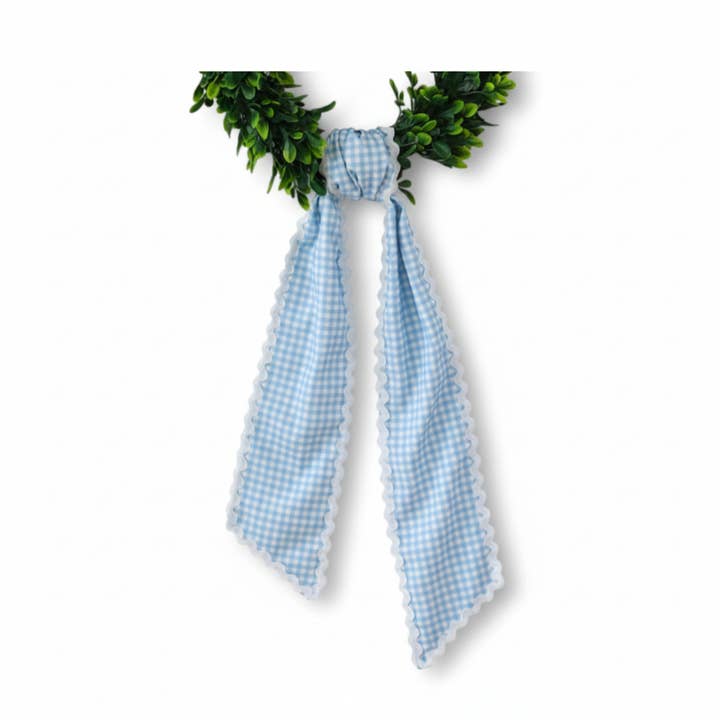 Guirnalda de Algodón con Lazo Decoración de Entrada para Todas las Estaciones y Fiestas a Cuadros para venta al por mayor de Morxy LLC