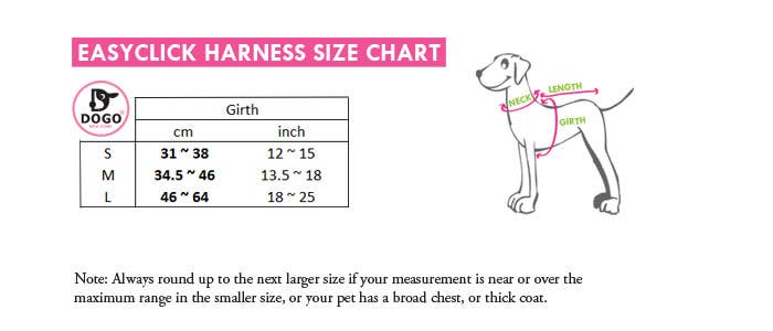 Dogo Pet - Vente Harnais – chien - Produits en rupture de stock - EasyClick Harness Stripes9