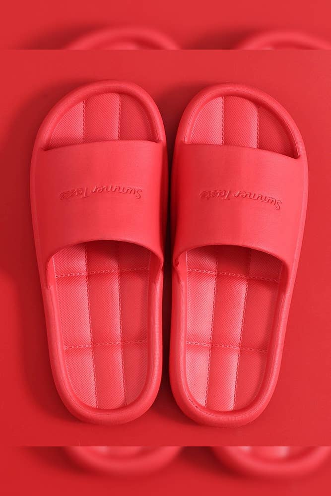 UNISHE - Wholesale Slippers - Women's - Plain In House Slippers ZK12334