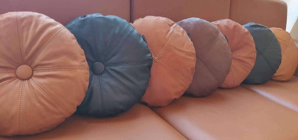 By Fogstrup - Venta al por mayor Cojines para sillas - Cojines redondos de piel9