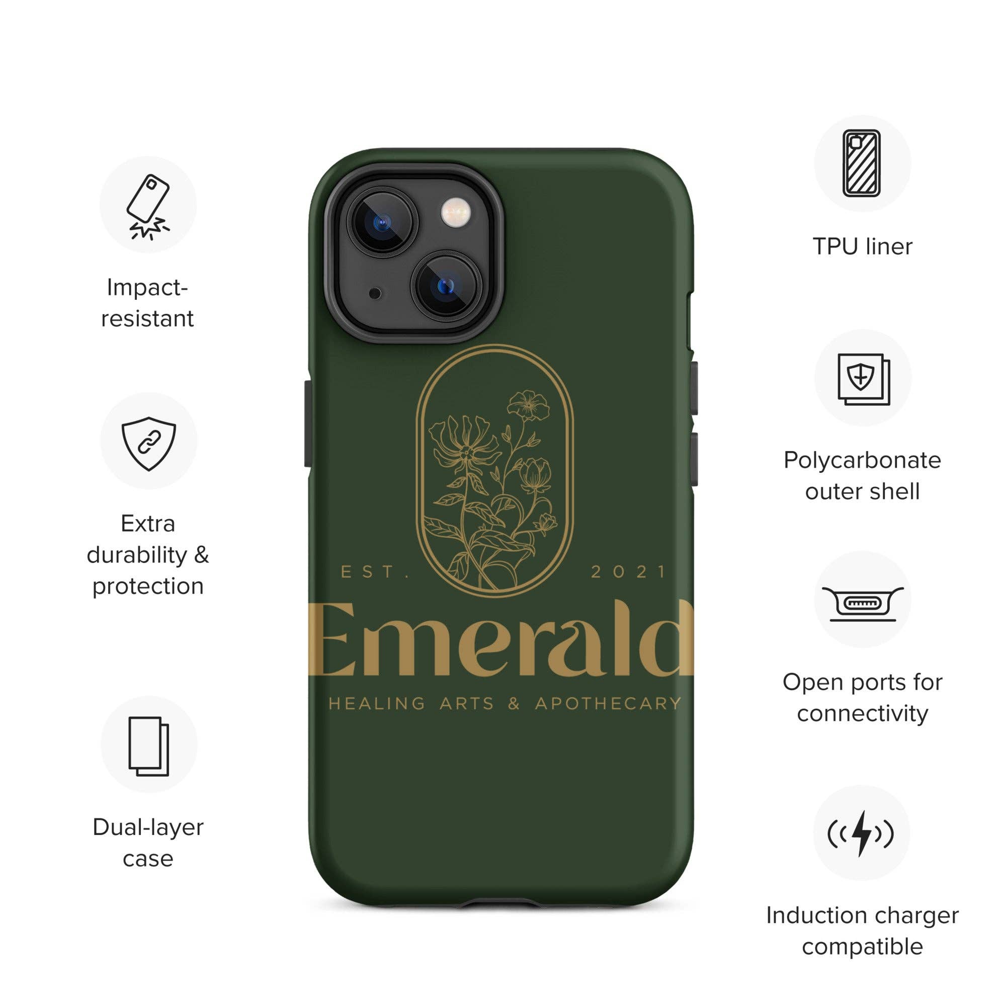 Practicality Skin & Body care - Wholesale Phone Case - Unisex - Emerald Tough iPhone case23
