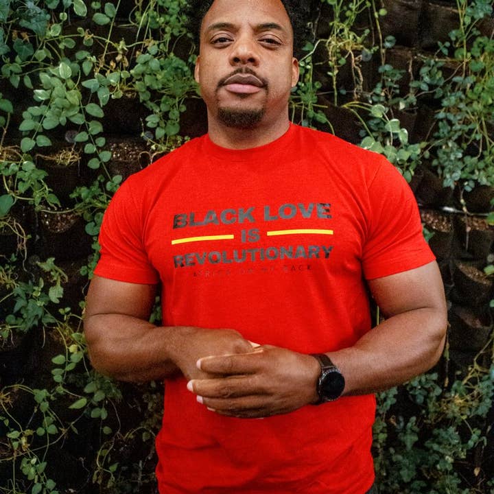 Black Love Is Revolutionary T-Shirt for wholesale by Africa On My Back