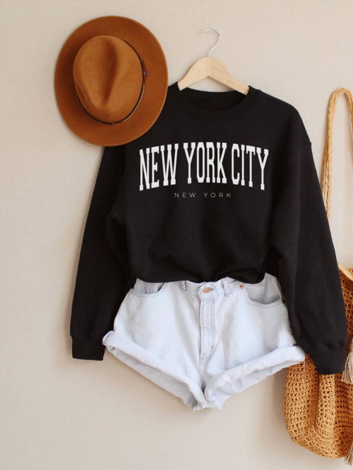 New York City Crewneck for wholesale by ASH Originals Co