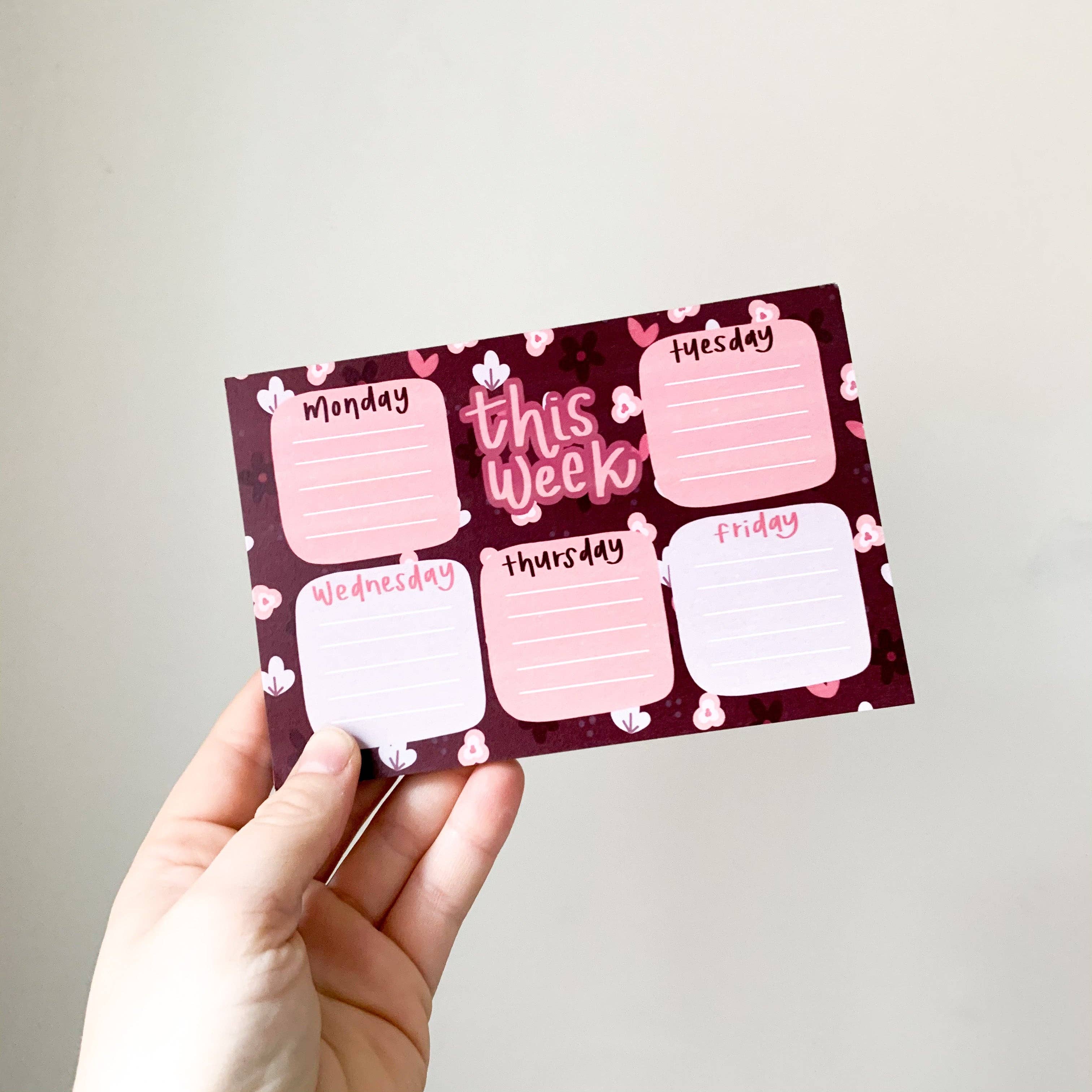 madi&mdsn - Wholesale Notepad - madi weekly notepad1