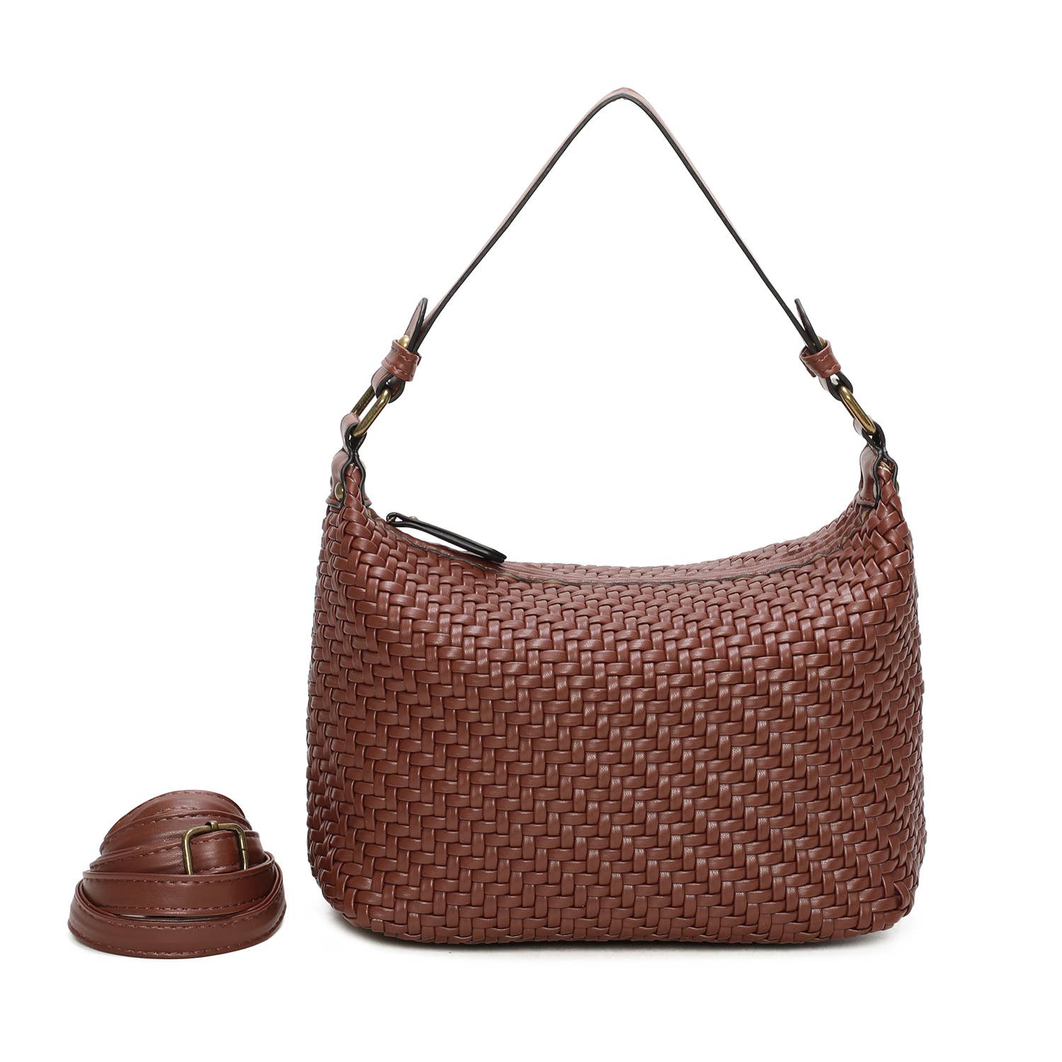 INES DELAURE - Wholesale Shoulder Bag - Women's - Woven handbag1