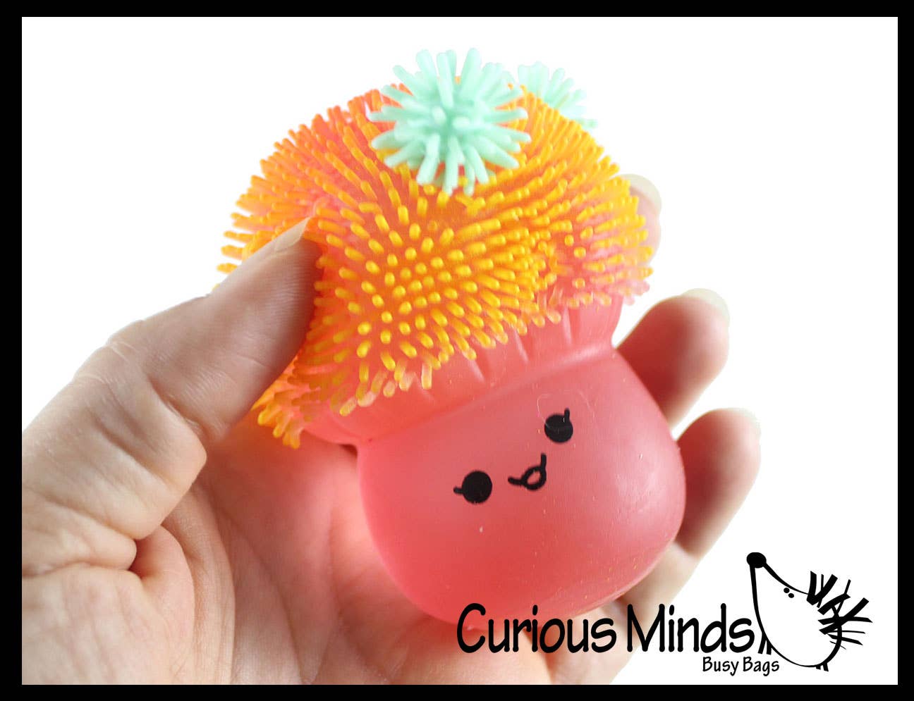 Curious Minds Toys - Wholesale Fidget Toy - Kids - 1 Mushroom Sugar Puffer Ball - Thick Glue/Gel Syrup Molasses11