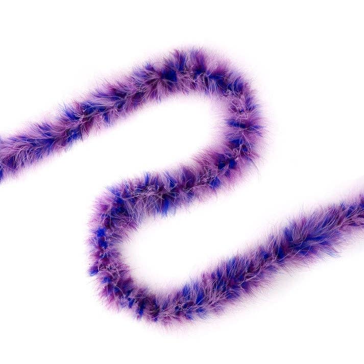 Marabou Feather Boa - Mediumweight - Purples Mix for wholesale by Zucker Feather Products