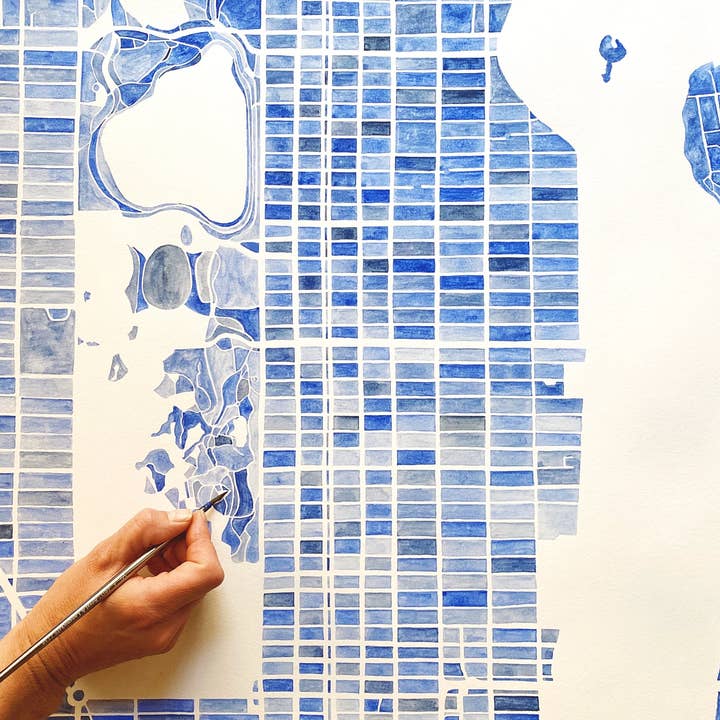 Turn-of-the-Centuries - Wholesale Postcard - Upper East Side NYC Map Postcard3