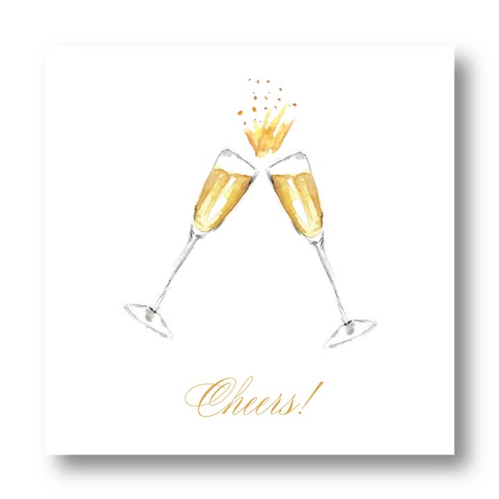 Cheers Champagne Enclosure Cards for wholesale by Peyton's Post