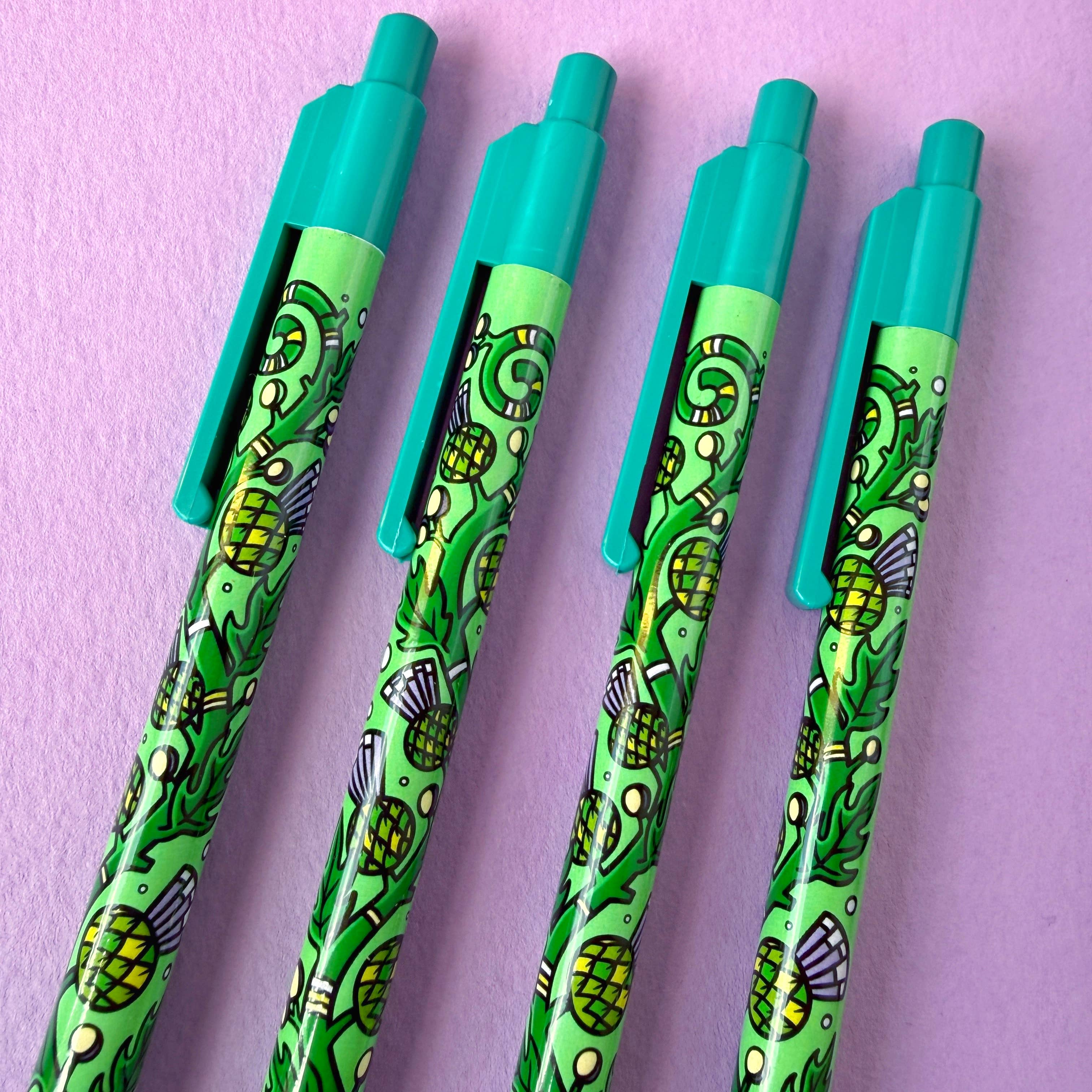 Stacey McEvoy Caunt – wholesale Pen – Thistle Pattern Ballpoint Pen1