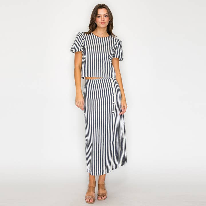 Top a righe da porto - LWT2306 per la vendita all'ingrosso da parte di LoveWednesday