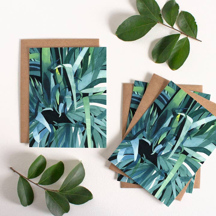Shade Plants Greeting Card - Box Set of Eight for wholesale by May We Fly