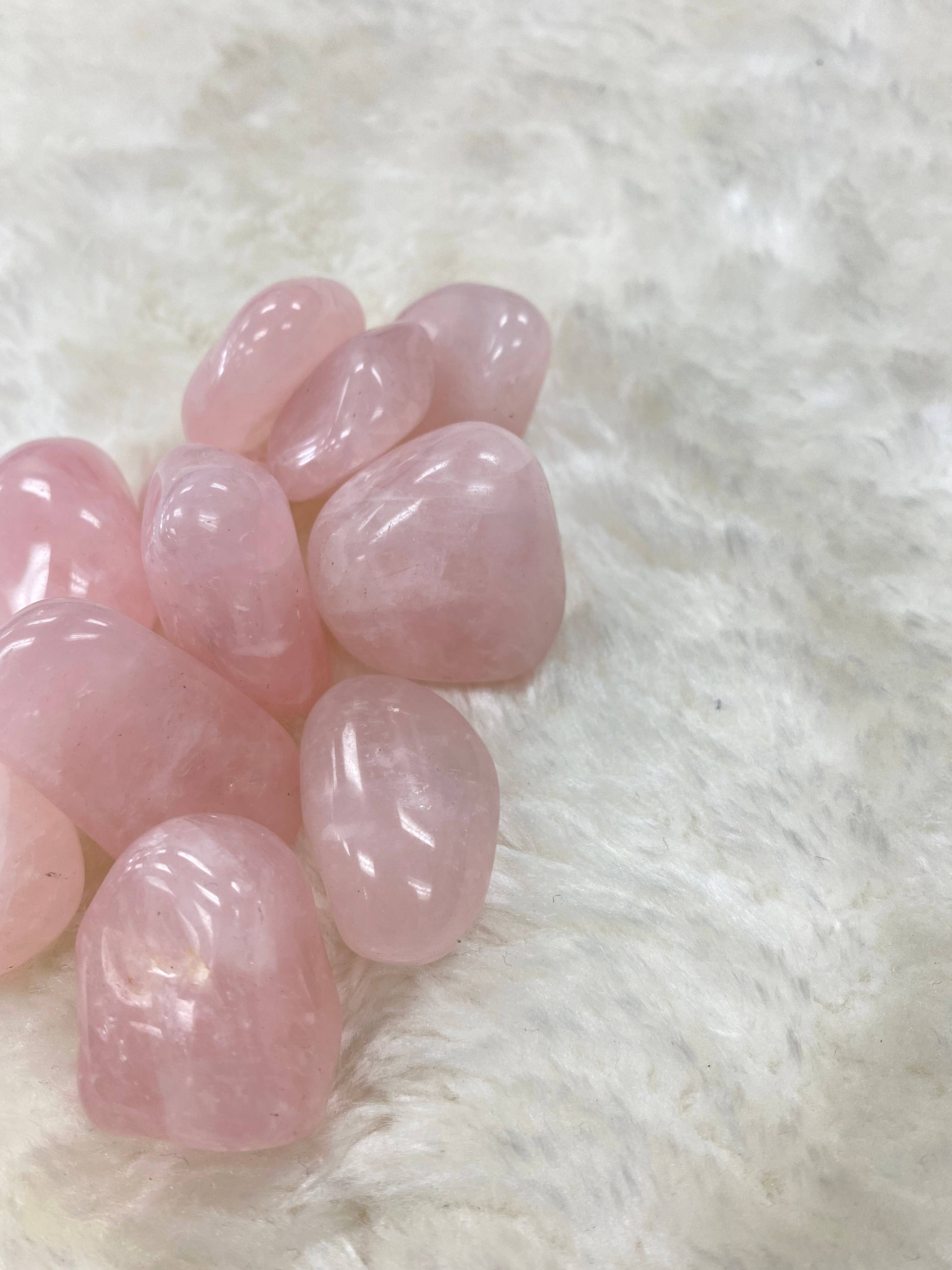 Element Apothecary - Wholesale Spiritual Stone/Crystal - Pink Quartz Tumbled Crystal2