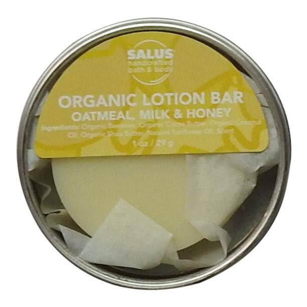 Organic Lotion Bar: Oatmeal Milk and Honey for wholesale by Salus