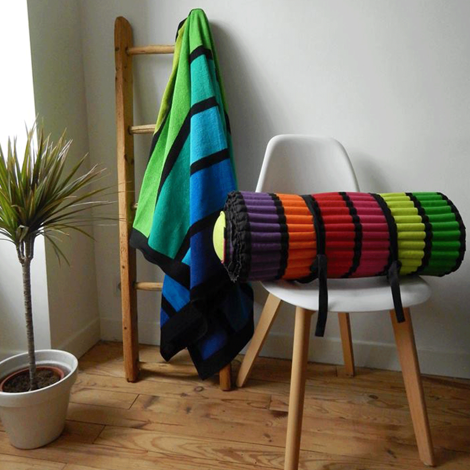 Le comptoir de la plage - Venta al por mayor Sillas de exterior - Colchoneta de playa Happy Fresh 60 x 180 cm4