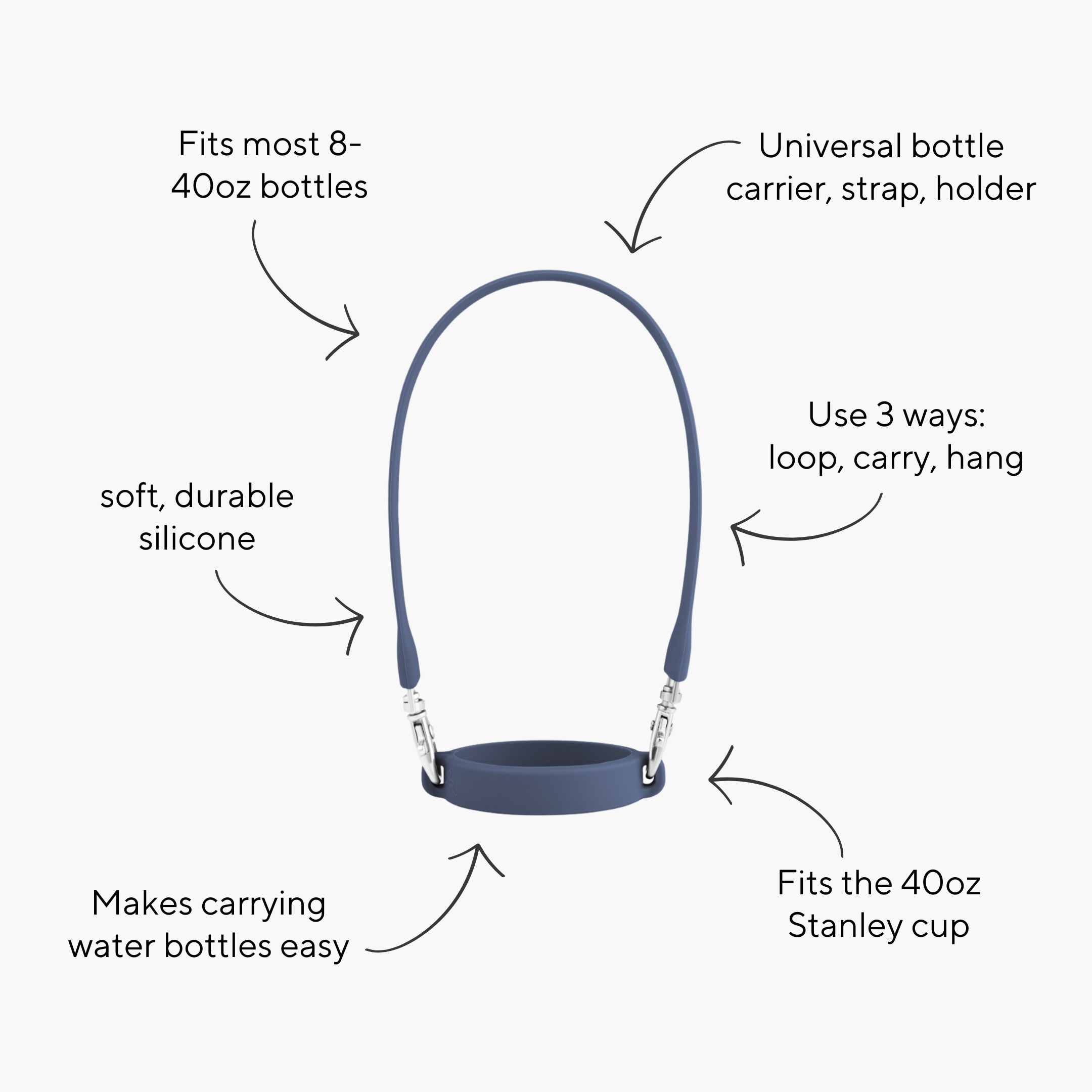 Ryan & Rose - Vendita all'ingrosso Supporti/accessori portabottiglie - Maniglia Cutie22