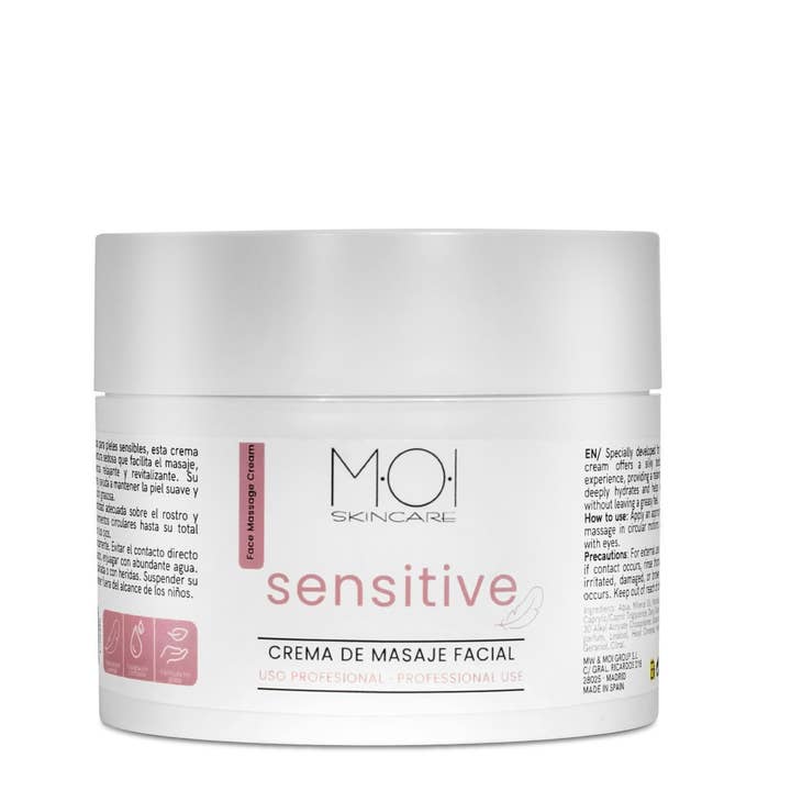 sesioMWorld - M·O·I Professional - Wholesale Facial Moisturizer - SENSITIVE facial massage cream specially for sensitive skin