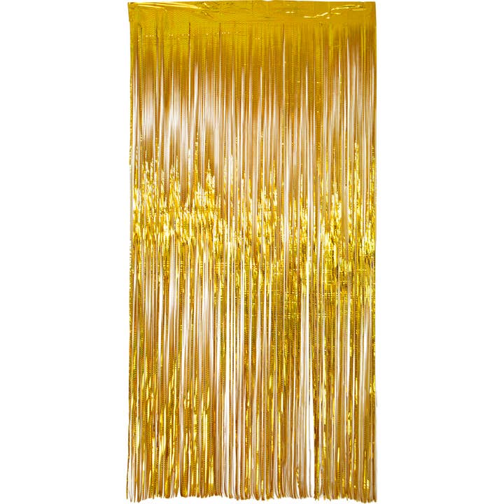 Party Curtain - Laser Beam Gold - 1 x 2 m for wholesale by Folat BV