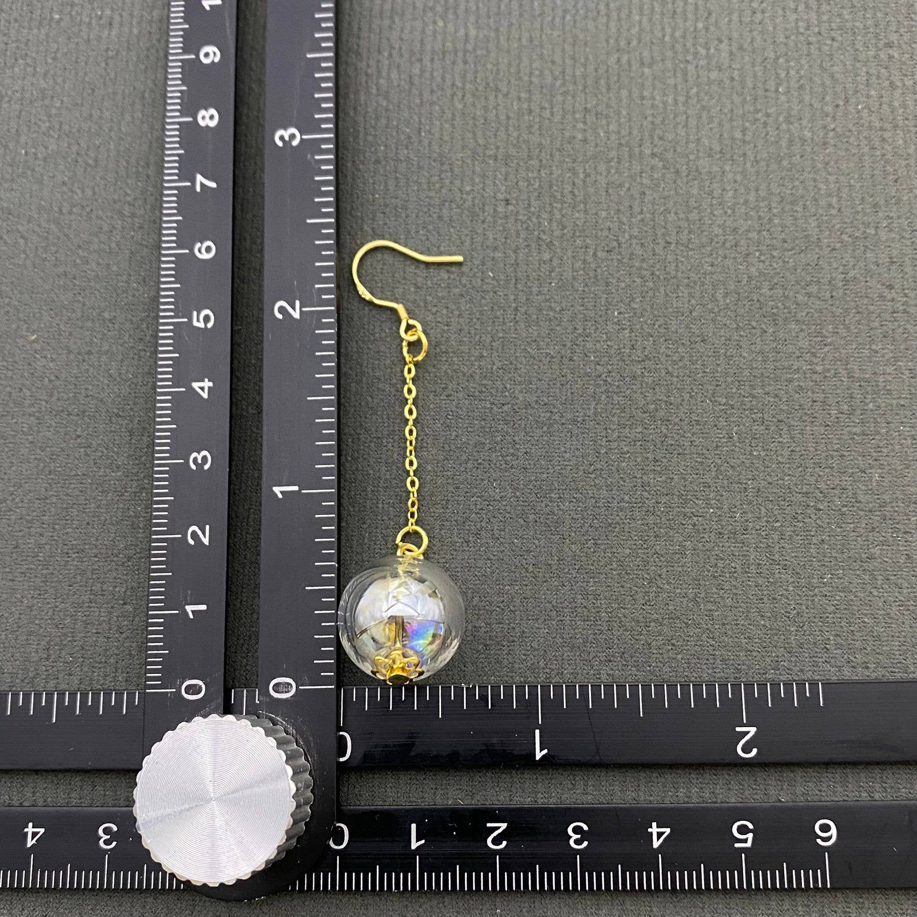 Mio Queena - Wholesale Dangle Earrings - Asymmetric Yellow Goldfish Dagnle Earrings2