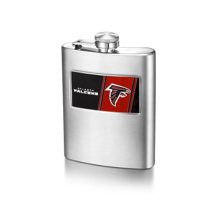 Simran International - Venta al por mayor Frascos - Petaca de acero inoxidable de la NFL Atlanta Falcons de 8 onzas