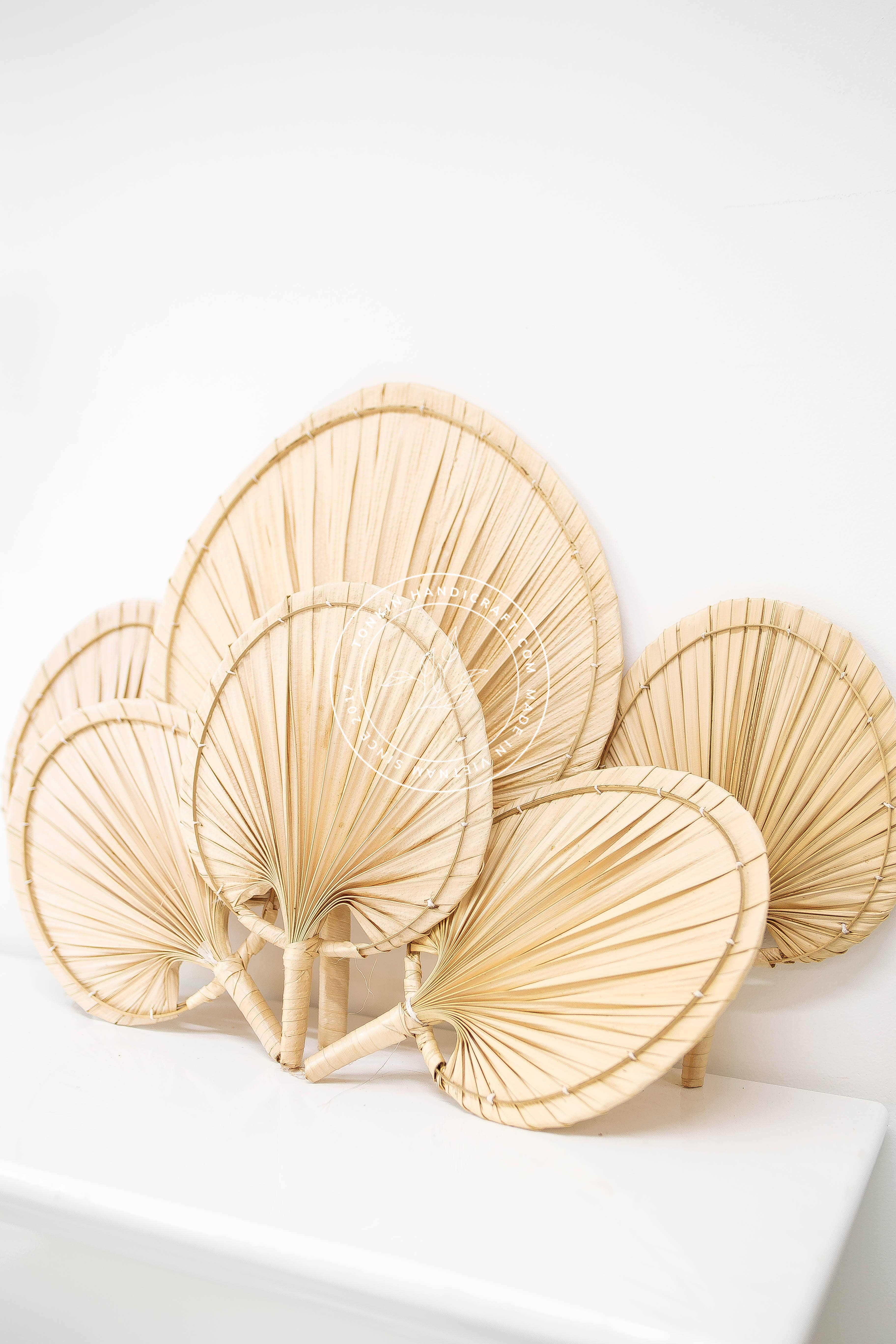 Tonkin Handicraft – wholesale Wall Accent – Palm Dried fans4