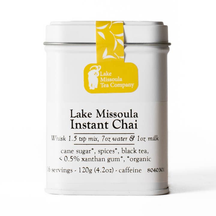 Instant Chai for wholesale by Lake Missoula Tea Company