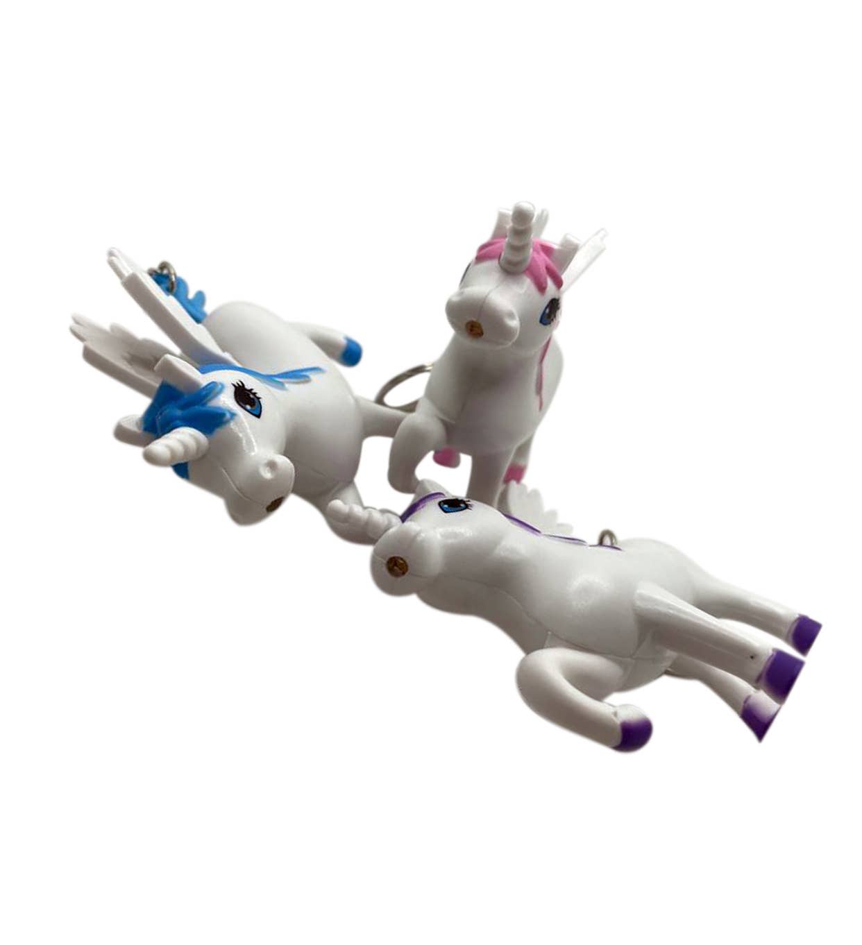 K & S WHOLESALE INC - Wholesale Keychain - Unisex - Magical Unicorn Keychain with SOUND 24 CT Counter Display2