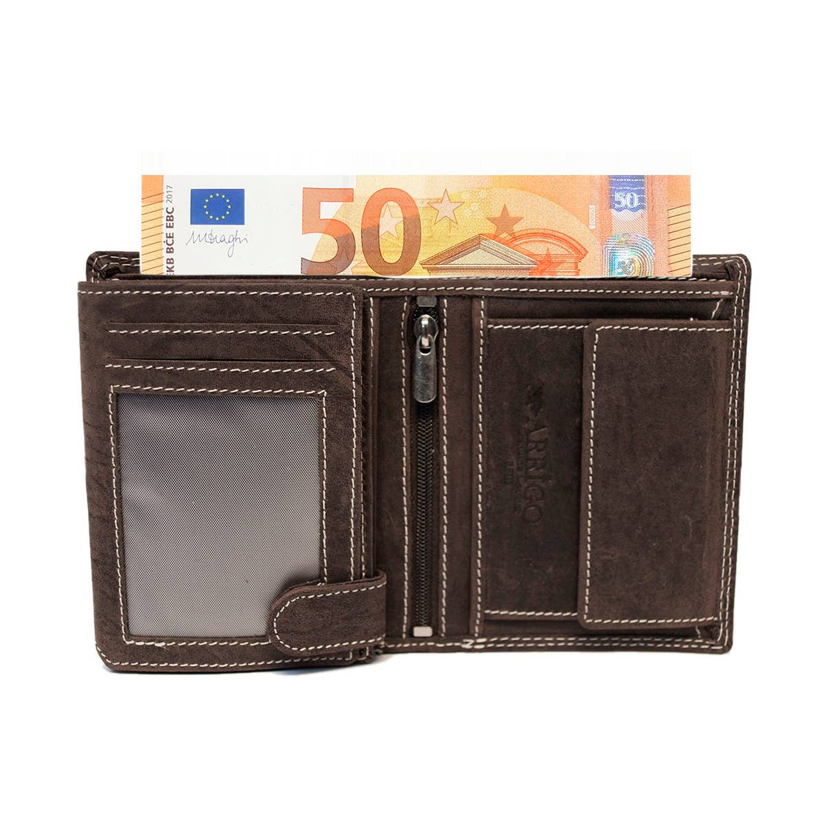 Arrigo - Wholesale Wallet - Men's - Leather Men Wallet RFID Buffalo - Anti Skim Men Wallet3