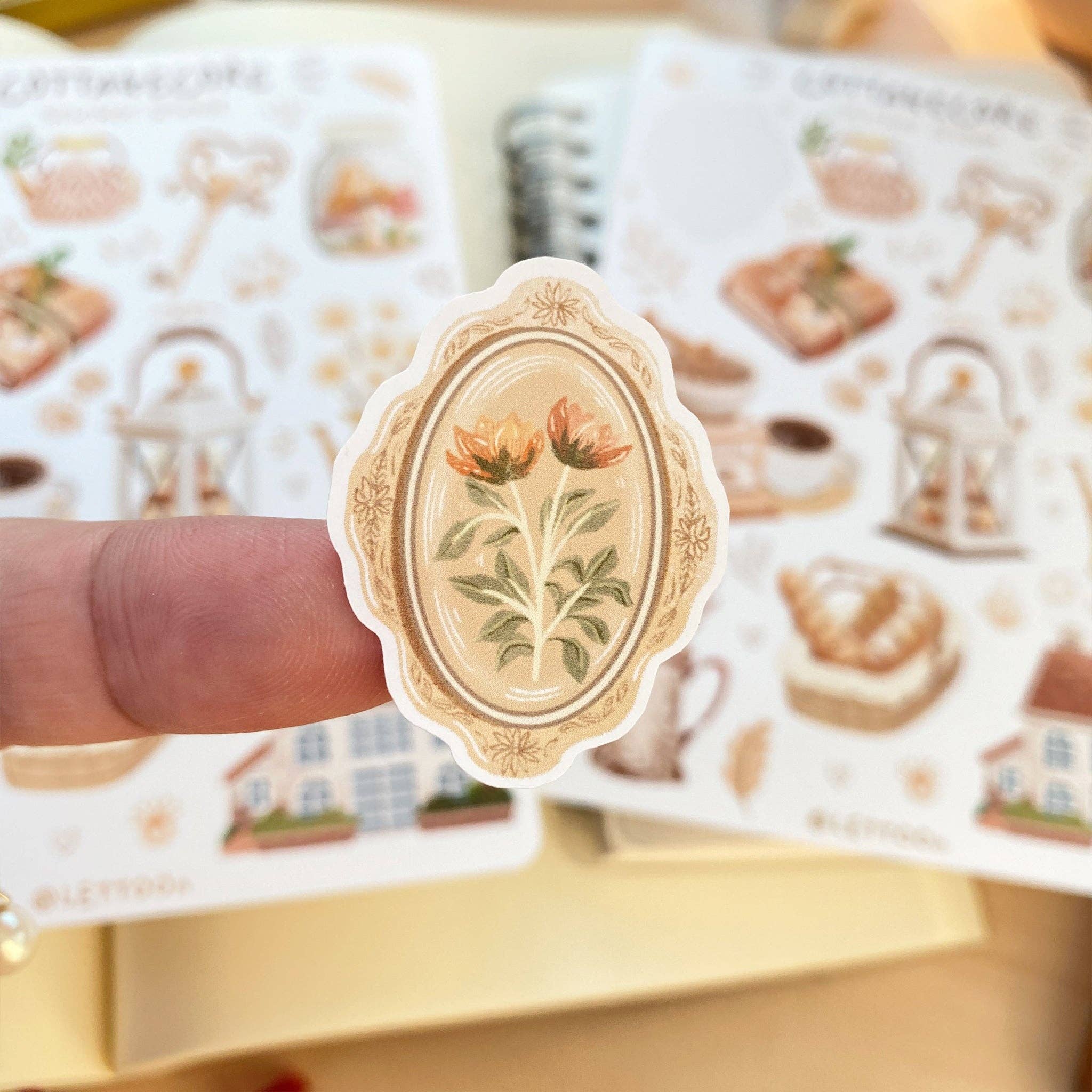 Lettoon - Wholesale Sticker - Sticker Sheet - Cottagecore2