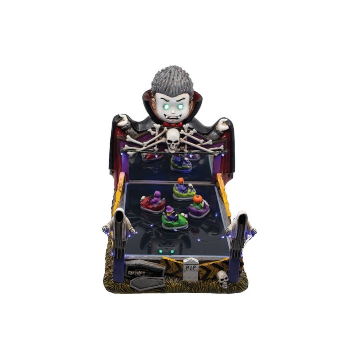 Forever Gifts Inc. - Wholesale Decorative Tabletop Object - Bite & Bumper Cars Halloween Village1