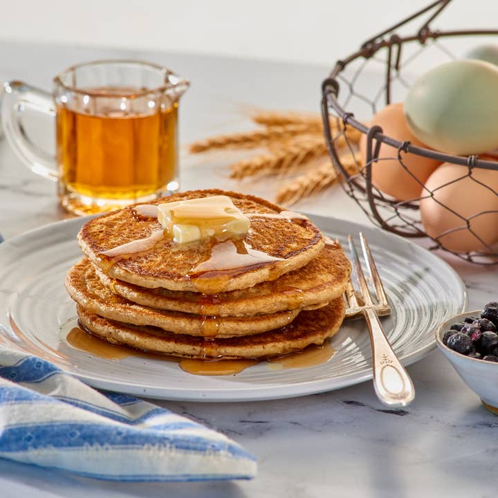 Maine Grains - Wholesale Pancake Mix - Multigrain Malted Pancake Mix - Case of 6
