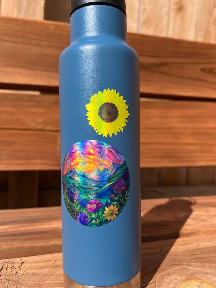 Sticker Art – wholesale Klistermärke – 2 Bergblommor Klistermärken Ark - tål diskmaskin1