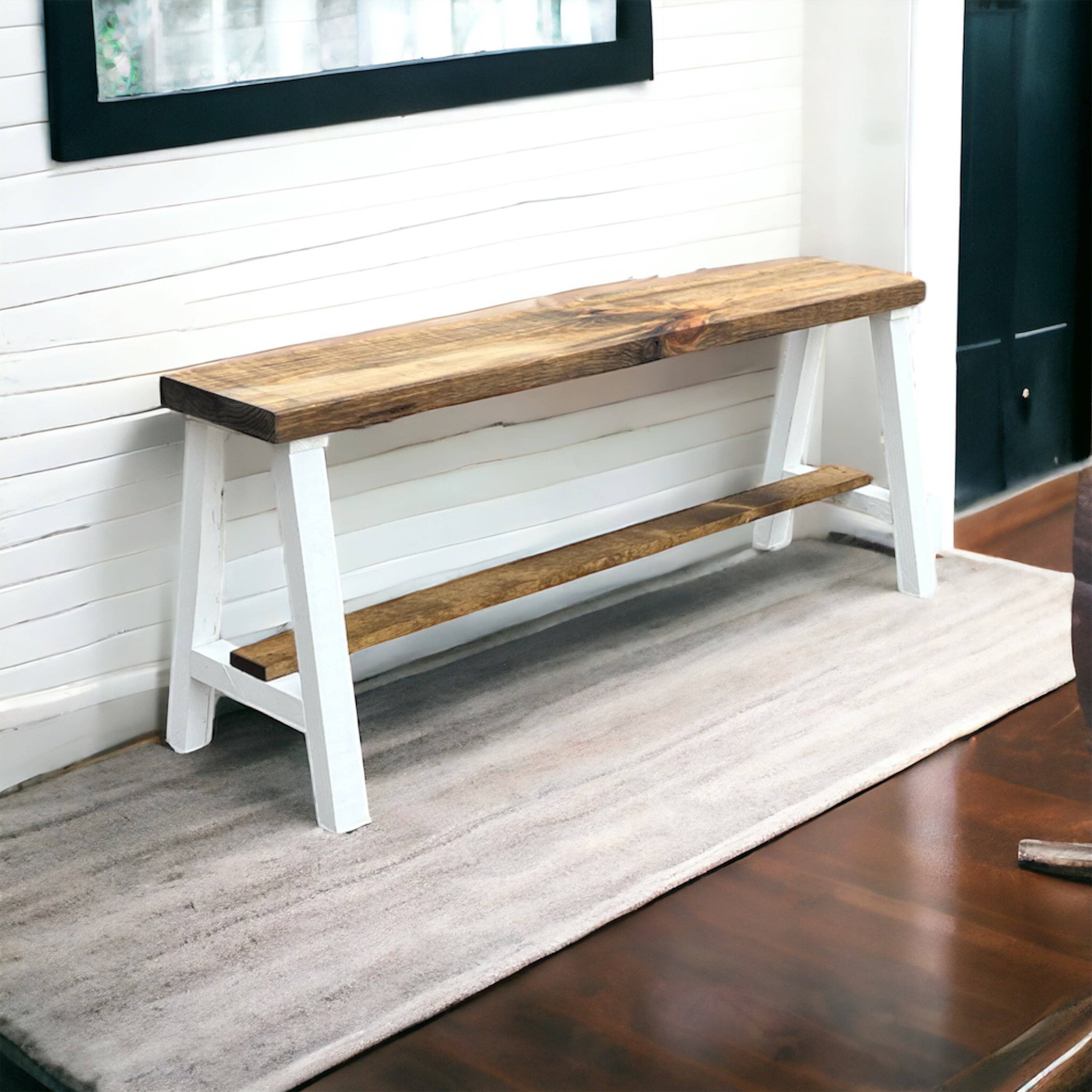 Intrinsic Haven - Vendita all'ingrosso Panche - Panca d'ingresso in legno massello stile rustico7