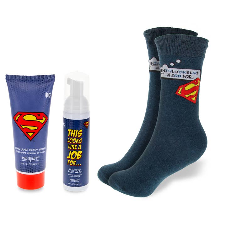 Mad Beauty USA LLC - Wholesale Bath & Body Set - Superman Shower Gift Set2