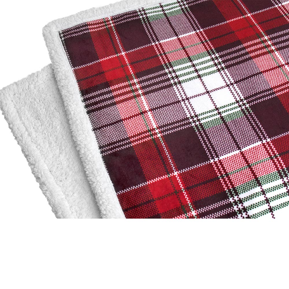 Pavilia - Vente Plaids - Plaid sherpa de Noël réversible44