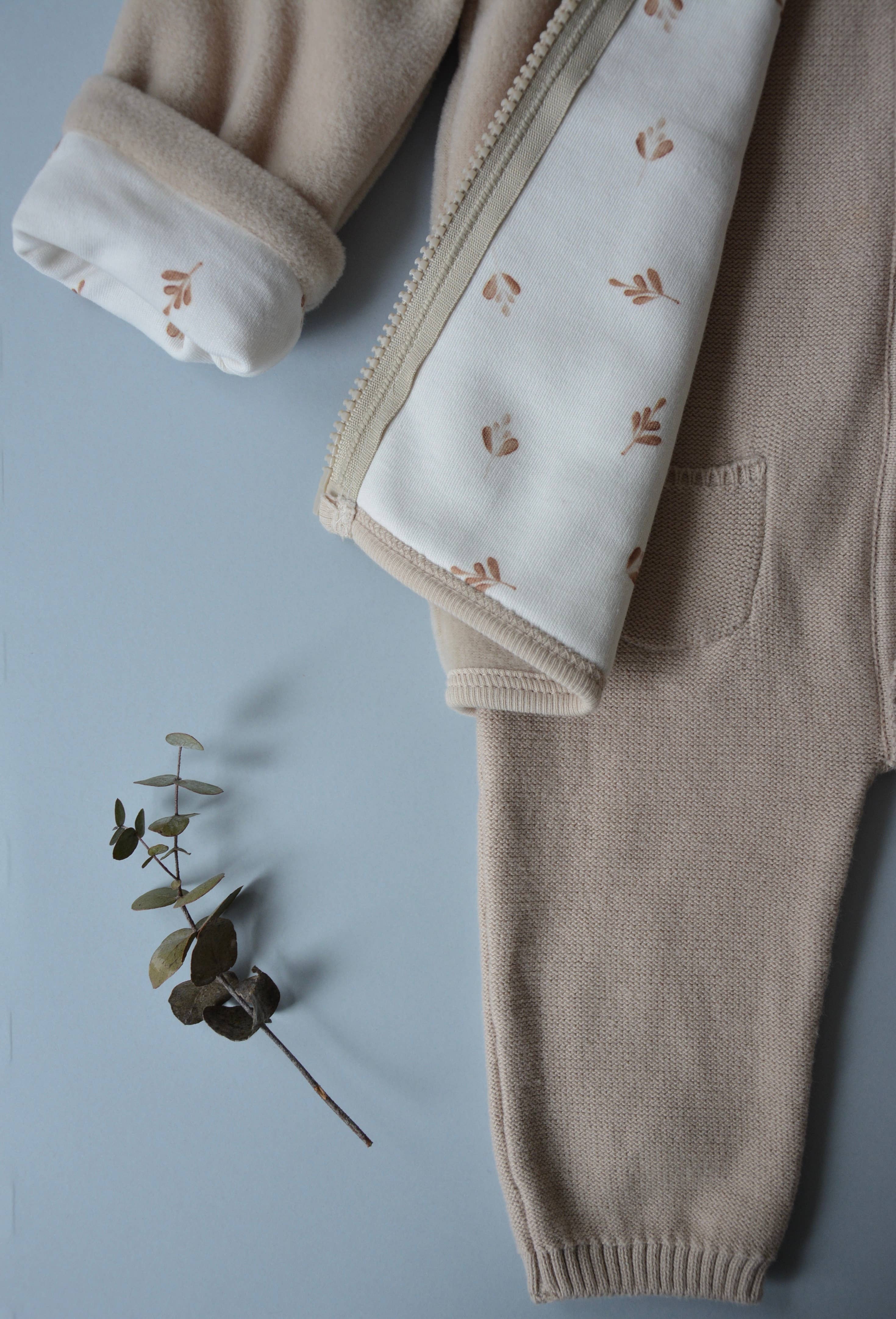 Eli & Nev (we cover U.S. import duties) - Wholesale Jumpsuit - Baby - Baby / Toddler Beige Knit Jumpsuit 100% Cotton 2