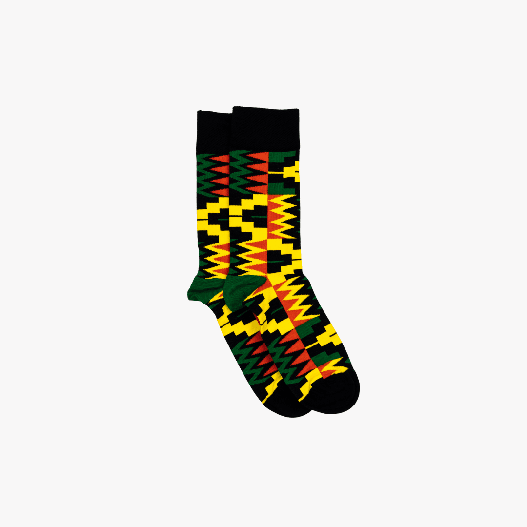 Afropop – wholesale Socks – Unisex – Zion Black1