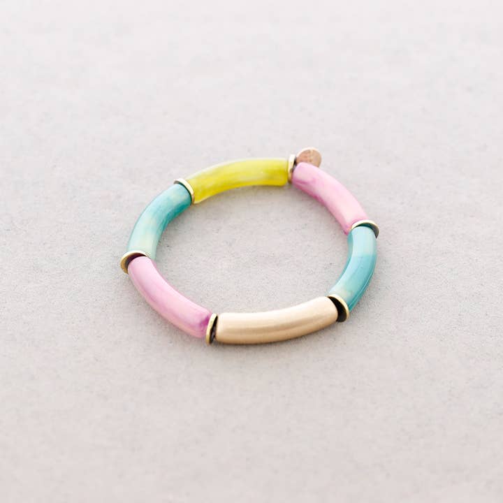 Sonata - Wholesale Snap Jewelry - Resin Bead Bracelet2