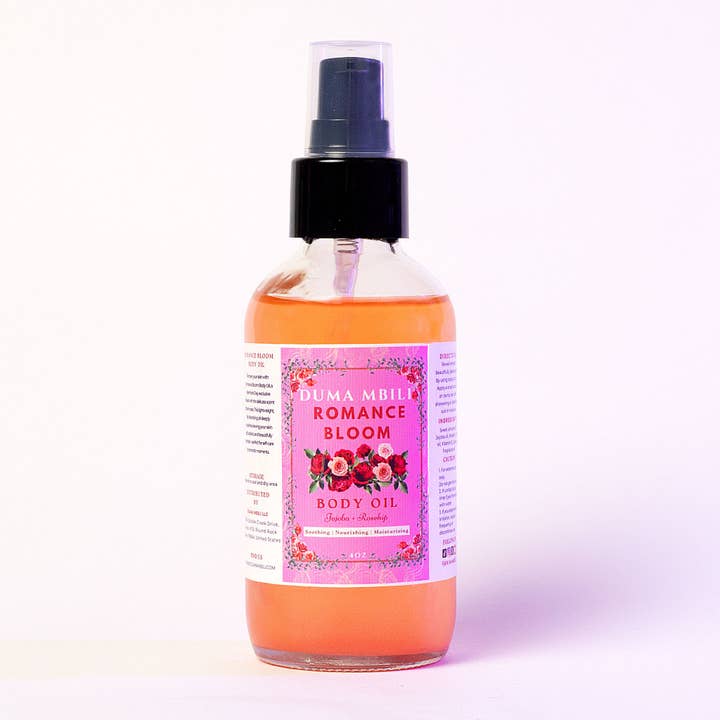 Romance Bloom Body Oil for wholesale by Duma Mbili